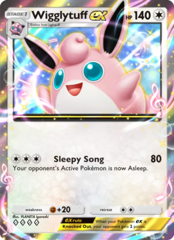 Wigglytuff ex - Genetic Apex 195/226