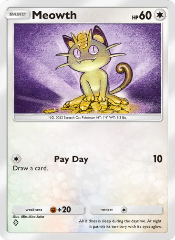 Meowth - Genetic Apex 196/226