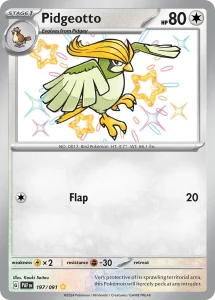Pidgeotto - Paldean Fates 197/091 (Holo)