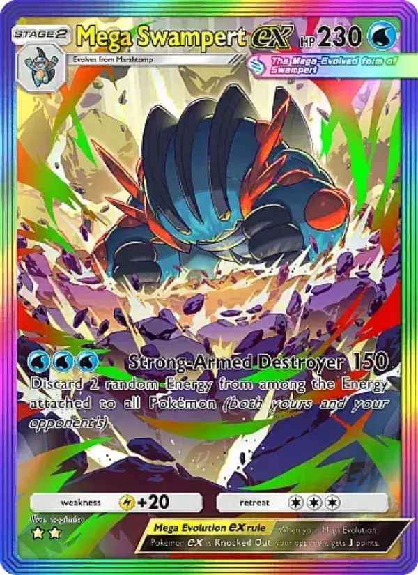 Mega Swampert ex - Fantastical Parade 197/155