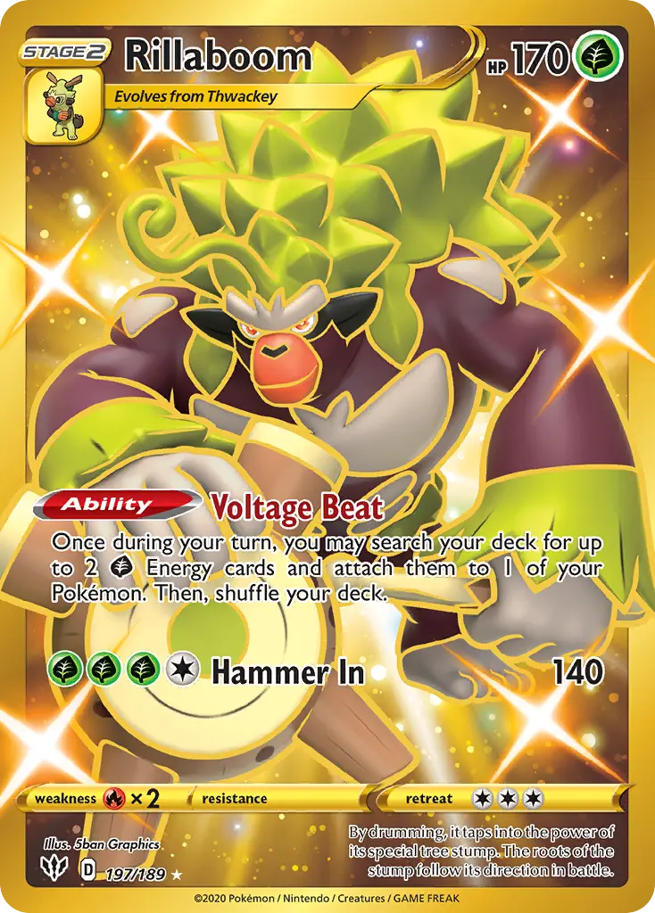 Rillaboom - Darkness Ablaze 197/189 (Holo)