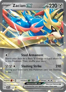 Zacian ex - Scarlet & Violet Black Star Promos SVP 198 (Holo)
