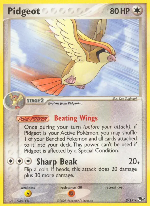 Pidgeot - POP Series 2 002/017 (Regular)