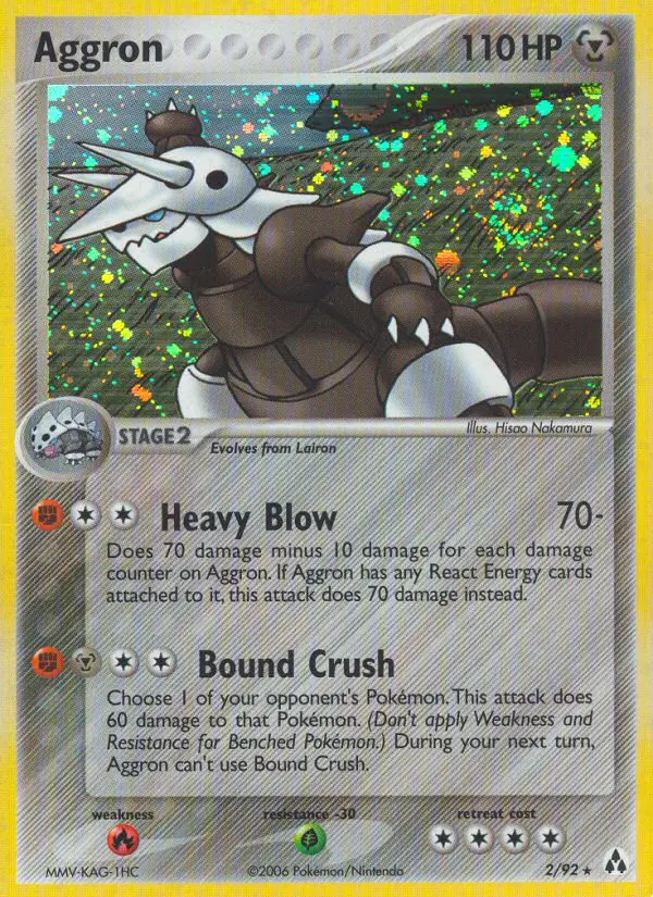 Aggron - Legend Maker 002/092 (Holo)