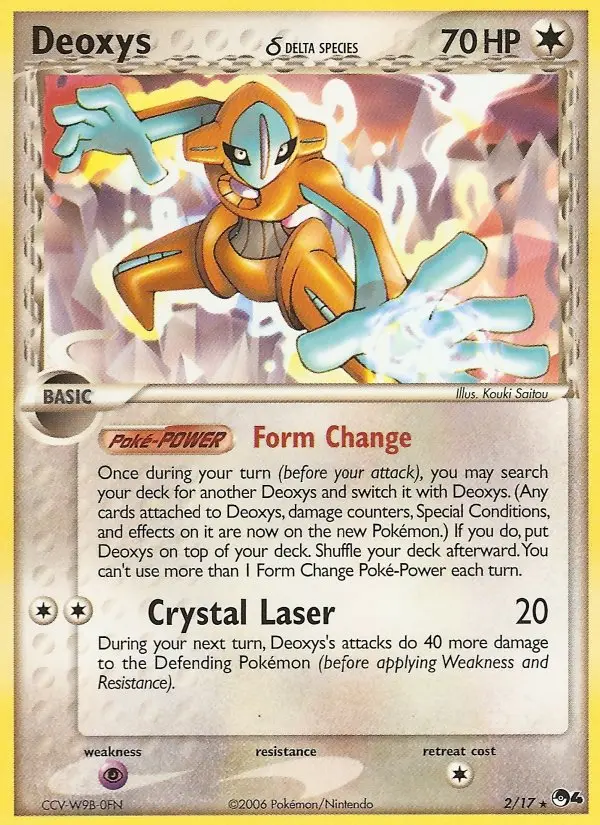 Deoxys δ - POP Series 4 002/017 (Regular)