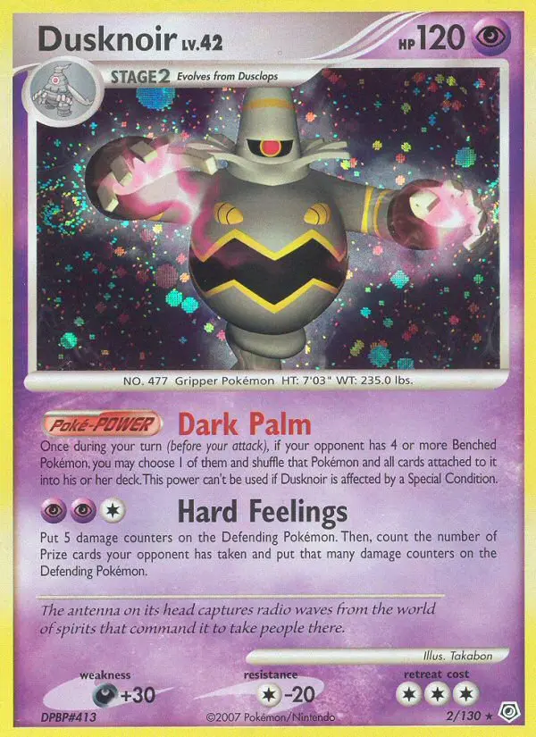 Dusknoir - Diamond & Pearl 002/130 (Holo)