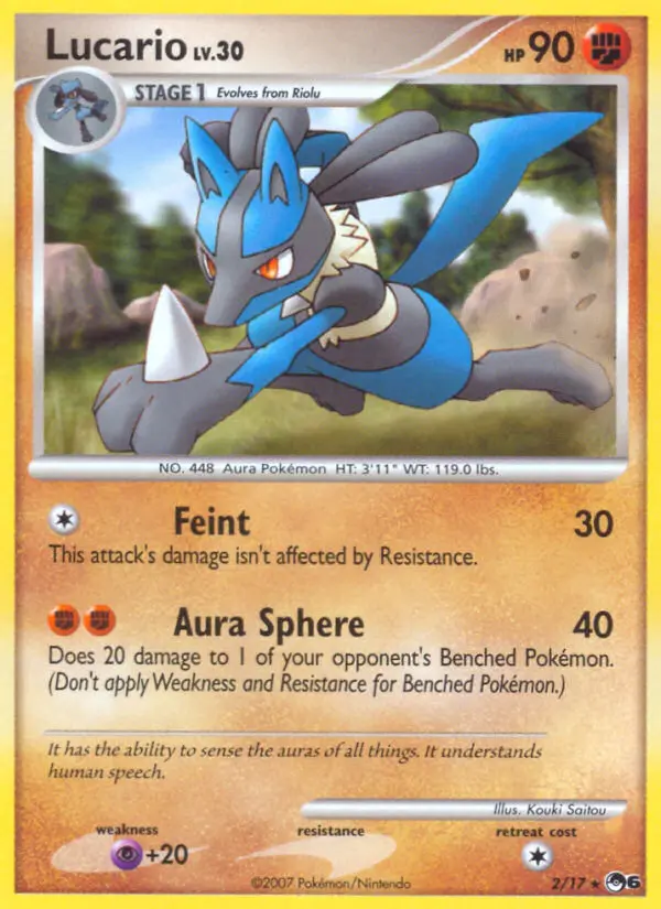 Lucario - POP Series 6 002/017 (Regular)