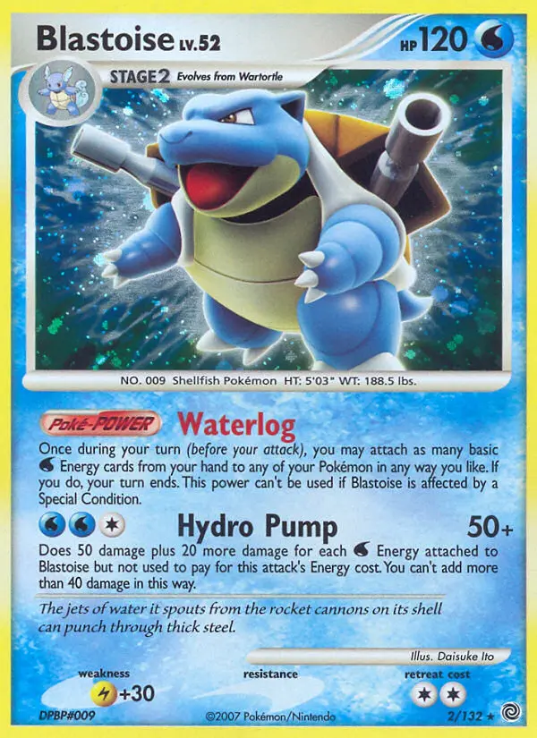 Blastoise - Secret Wonders 002/132 (Reverse Holo)