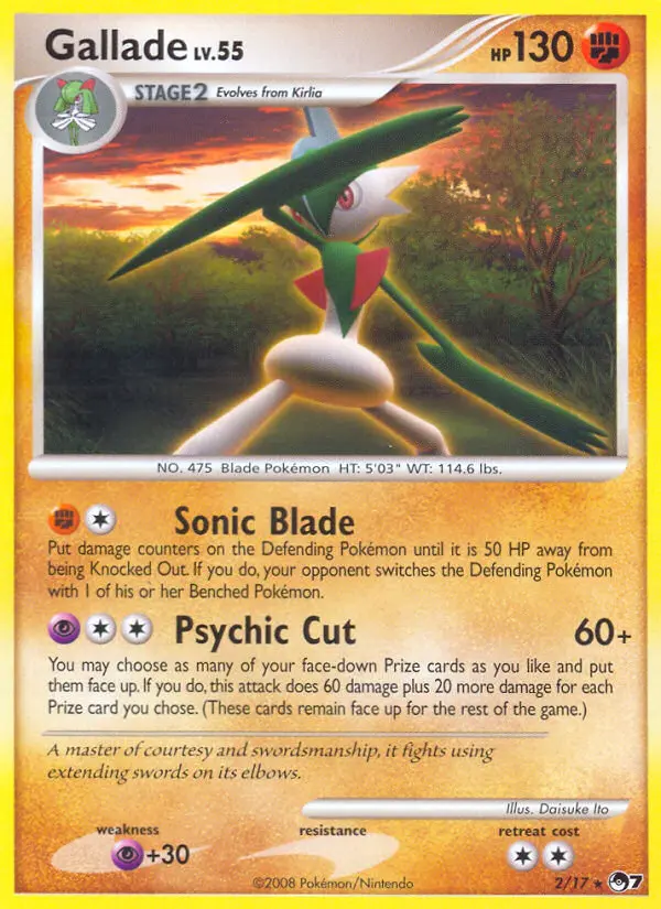 Gallade - POP Series 7 002/017 (Regular)