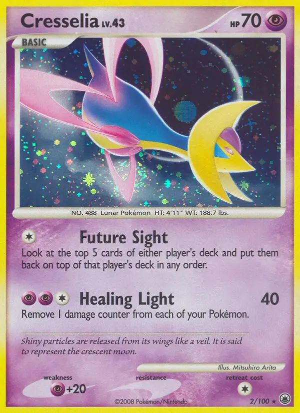 Cresselia - Majestic Dawn 002/100 (Reverse Holo)