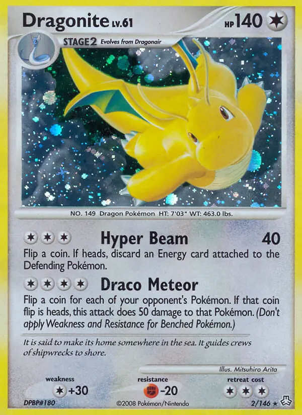Dragonite - Legends Awakened 002/146 (Reverse Holo)
