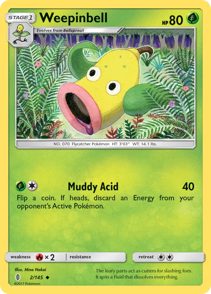 Weepinbell - Guardians Rising 002/145 (Regular)