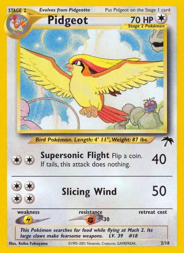 Pidgeot - Southern Islands 002/018 (Regular)