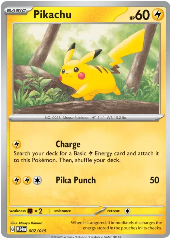 Pikachu - McDonald's Collection 2024 002/015 (Holo)