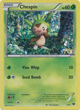 Chespin - McDonald's Collection 2014 002/012 (Holo)