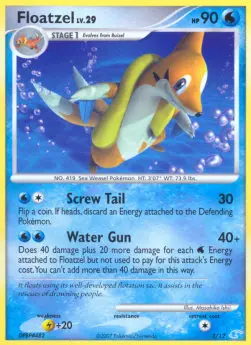 Floatzel - DP Trainer Kit - Manaphy 002/012 (Regular)