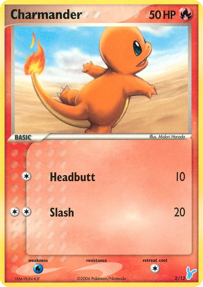 Charmander - EX Trainer Kit 2 Minun 002/012 (Regular)