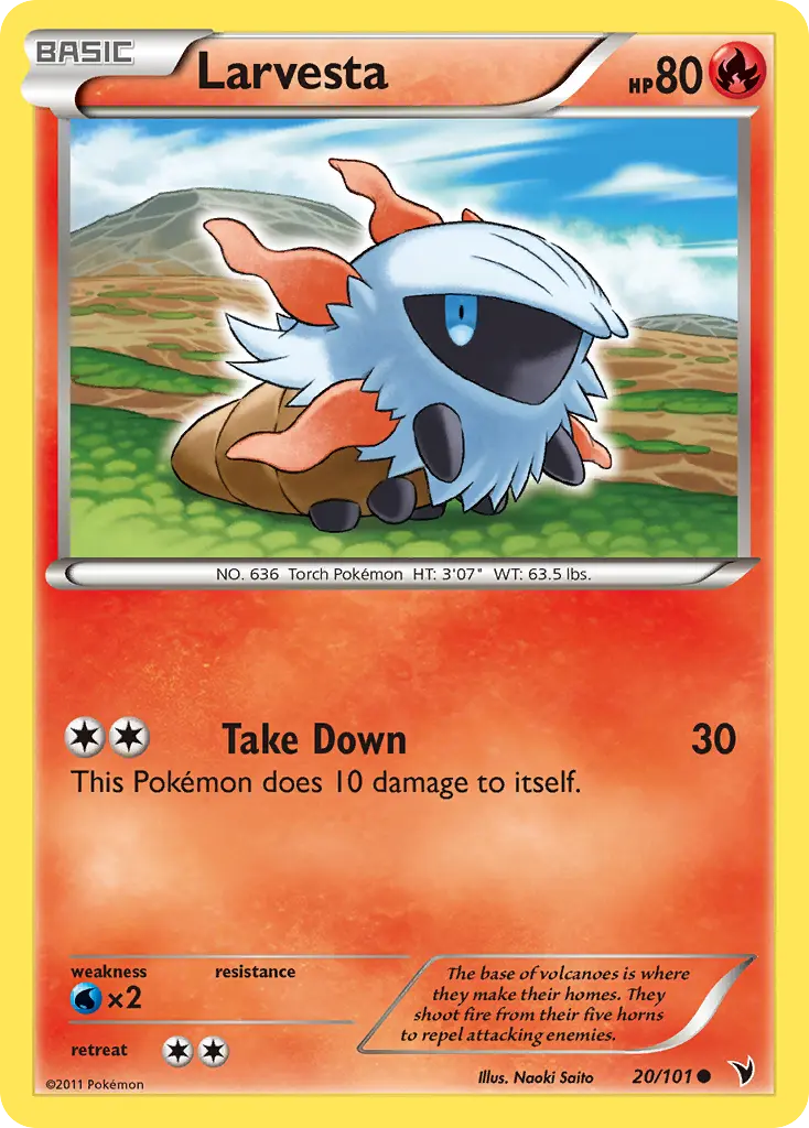Larvesta - Noble Victories 020/101 (Regular)