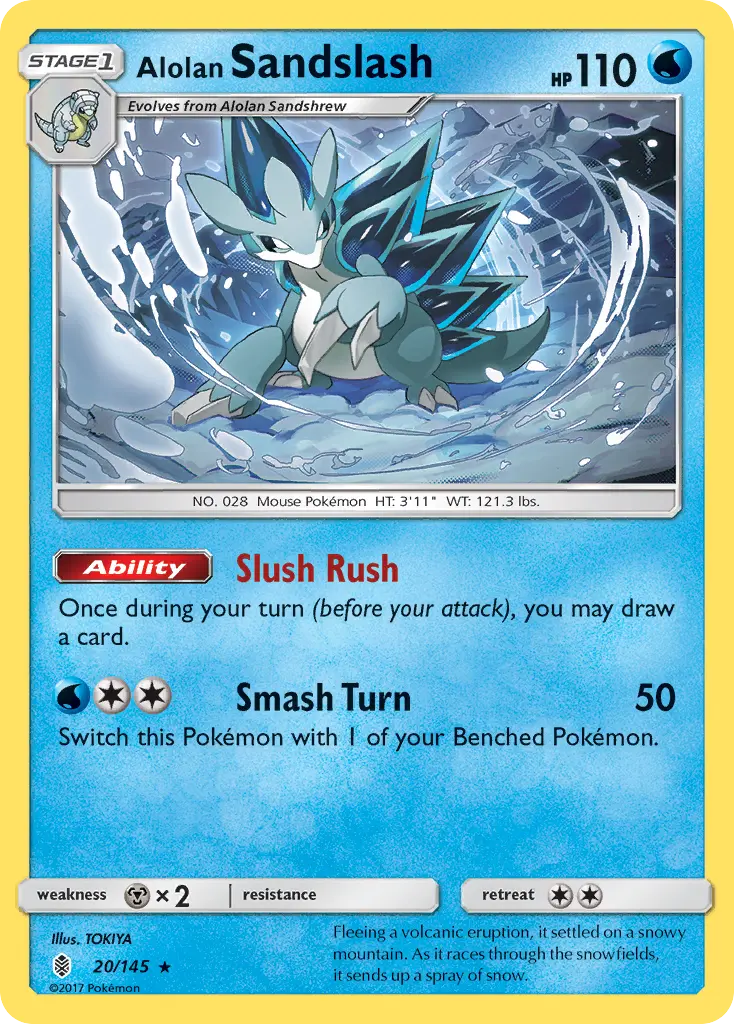 Alolan Sandslash - Guardians Rising 020/145 (Regular)