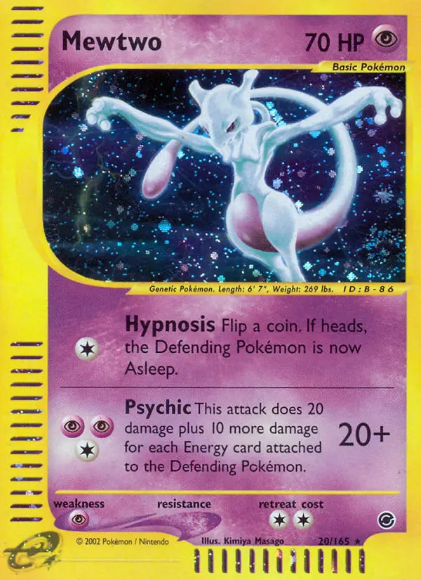 Mewtwo - Expedition Base Set 020/165 (Holo)