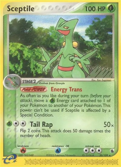 Sceptile - Ruby & Sapphire 020/109 (Regular)
