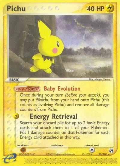 Pichu - Sandstorm 020/100 (Regular)