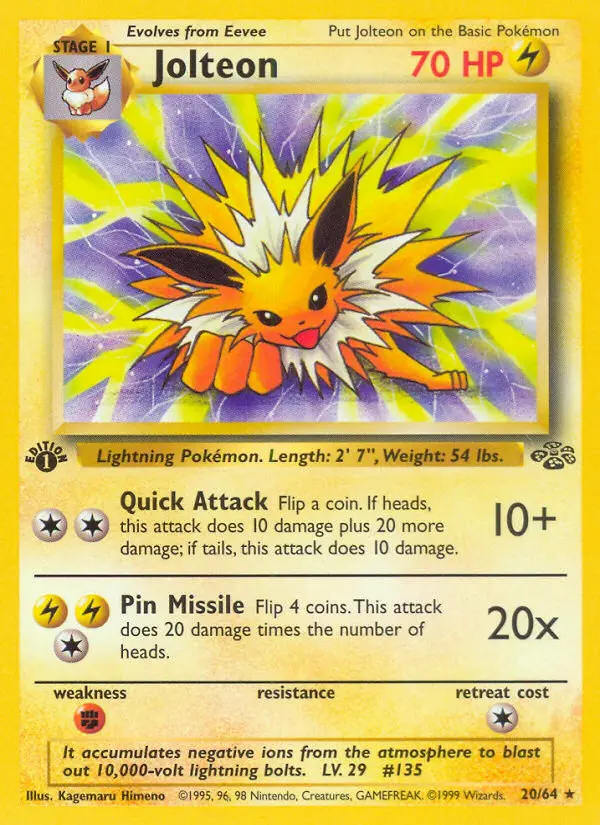 Jolteon - Jungle 020/064 (Regular)