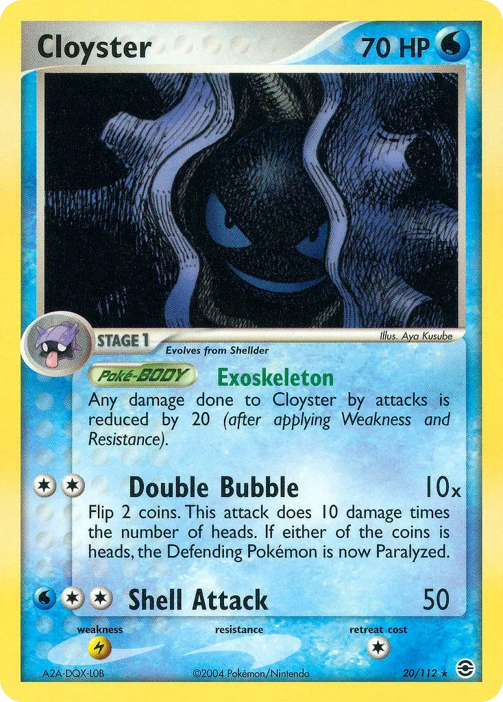 Cloyster - FireRed & LeafGreen 020/112 (Regular)