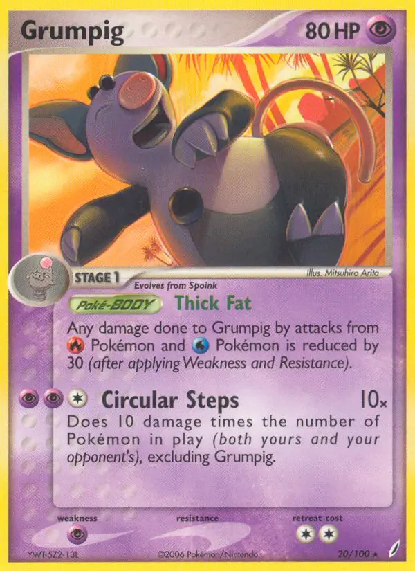 Grumpig - Crystal Guardians 020/100 (Regular)