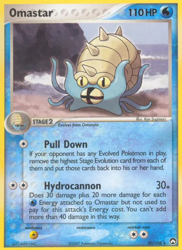 Omastar - Power Keepers 020/108 (Reverse Holo)