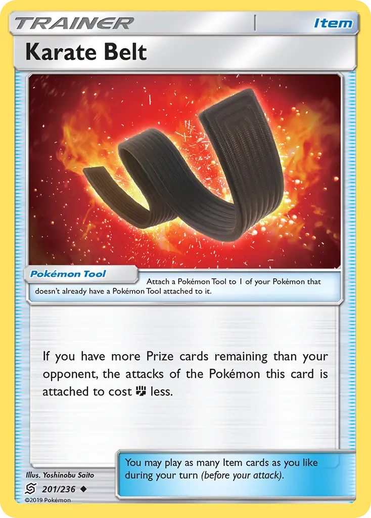 Karate Belt - Unified Minds 201/236 (Reverse Holo)
