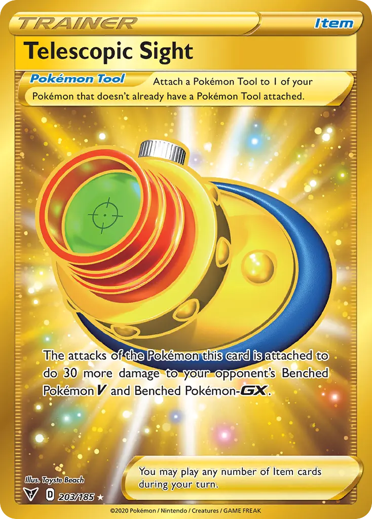 Telescopic Sight - Vivid Voltage 203/185 (Secret Rare)
