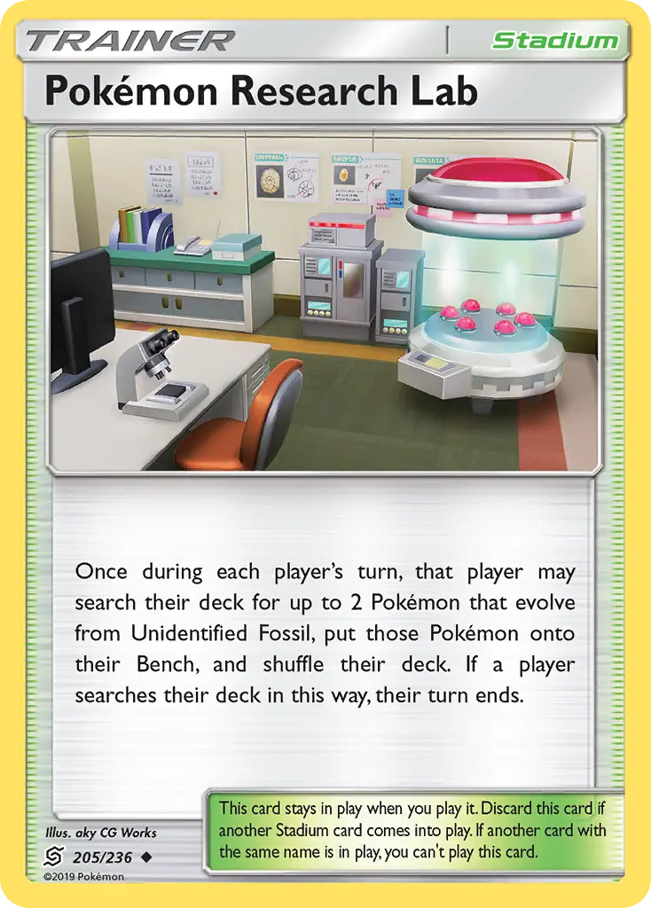Pokémon Research Lab - Unified Minds 205/236 (Reverse Holo)