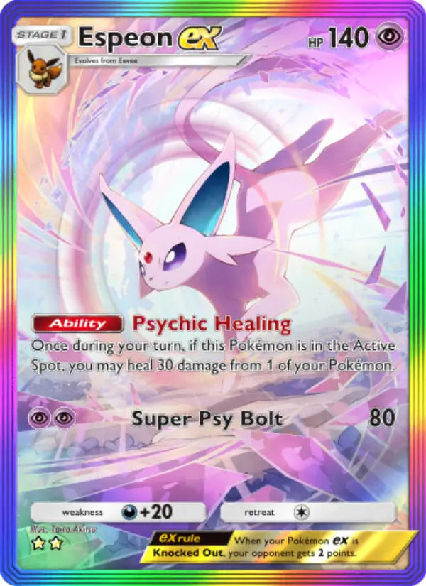 Espeon ex - Wisdom of Sea and Sky 205/161