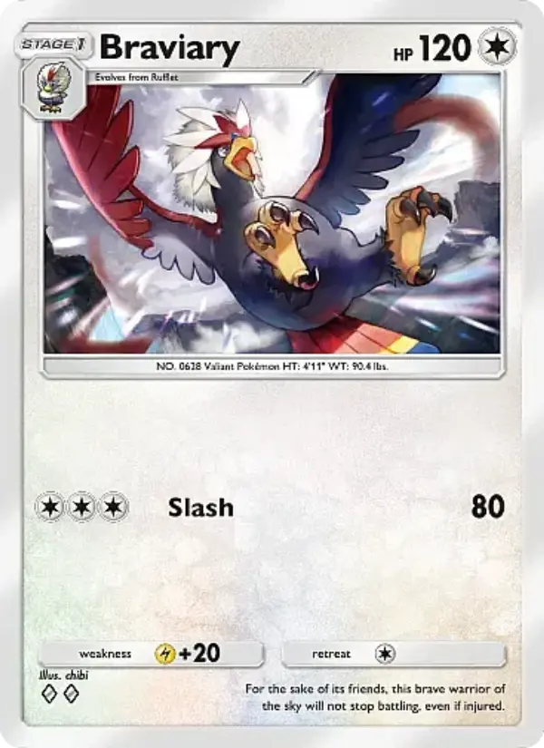 Braviary - Mega Rising 205/226
