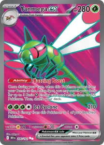 Yanmega ex - Destined Rivals 206/182 (Holo)