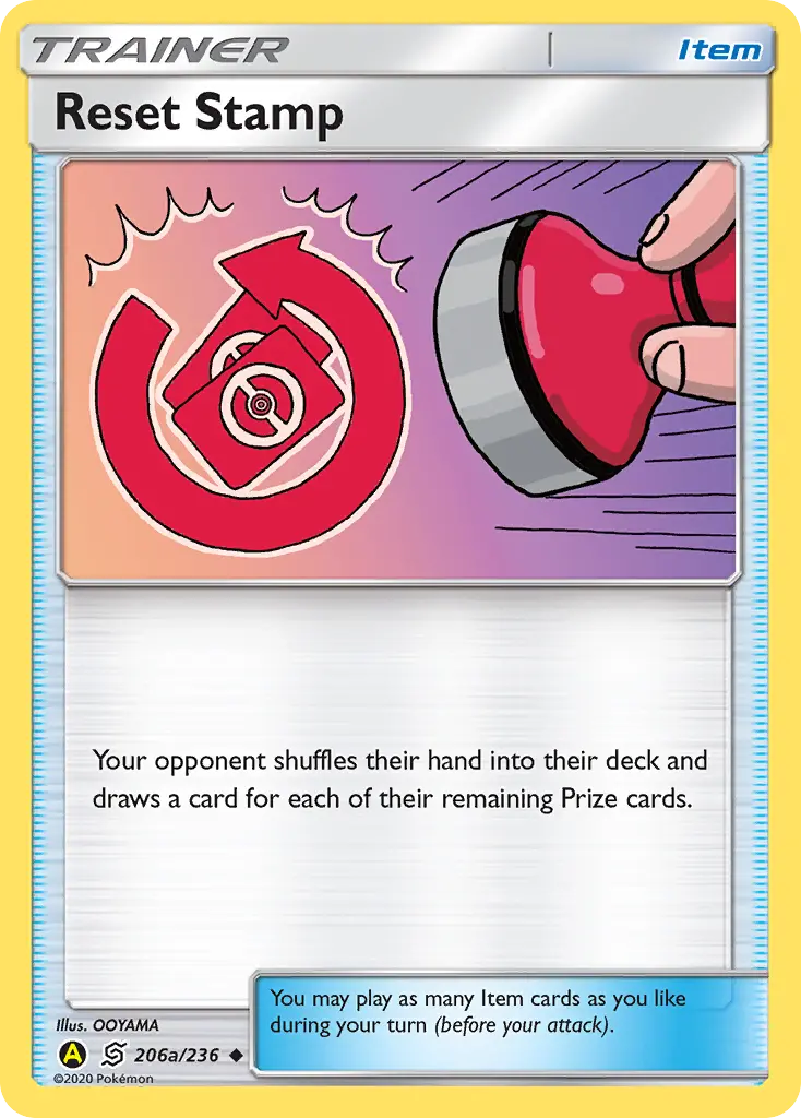 Reset Stamp - Unified Minds 206a (Yellow A)