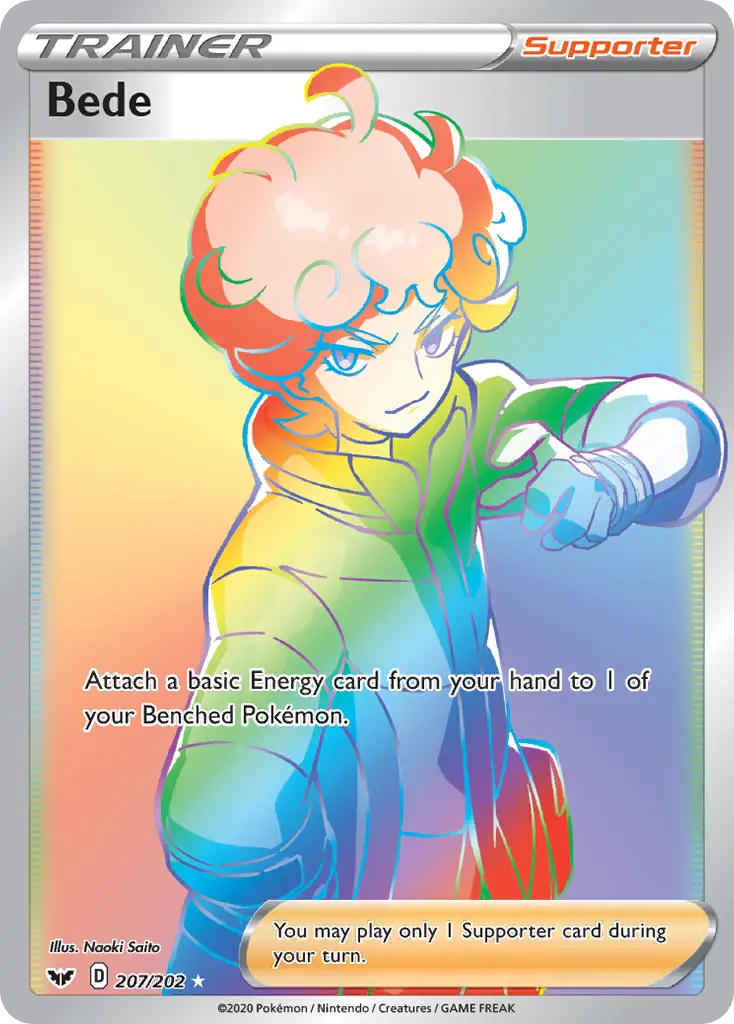 Bede - Sword & Shield 207/202 (Holo)