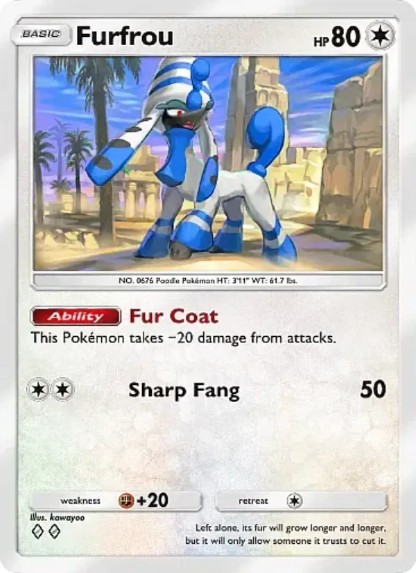 Furfrou - Mega Rising 208/226