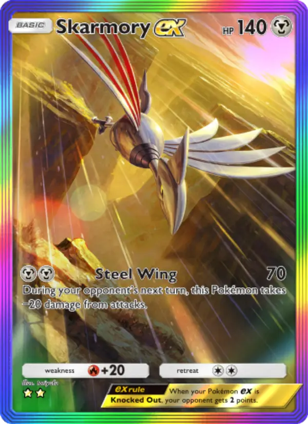 Skarmory ex - Wisdom of Sea and Sky 209/161