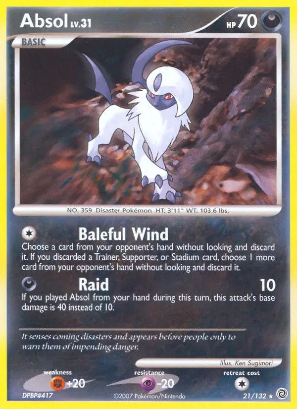 Absol - Secret Wonders 021/132 (Regular)