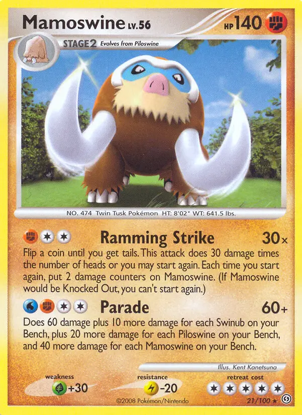 Mamoswine - Stormfront 021/100 (Reverse Holo)