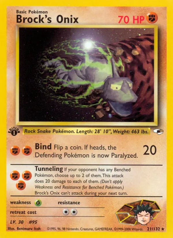 Brock's Onix - Gym Heroes 021/132 (Regular)