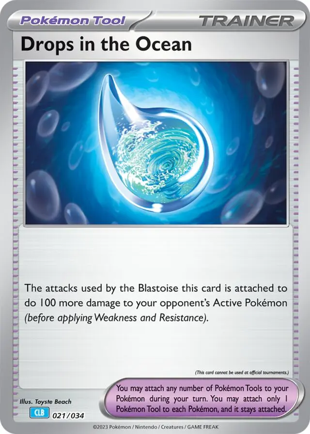 Drops in the Ocean - Blastoise & Suicune ex 021/034 (Holo)