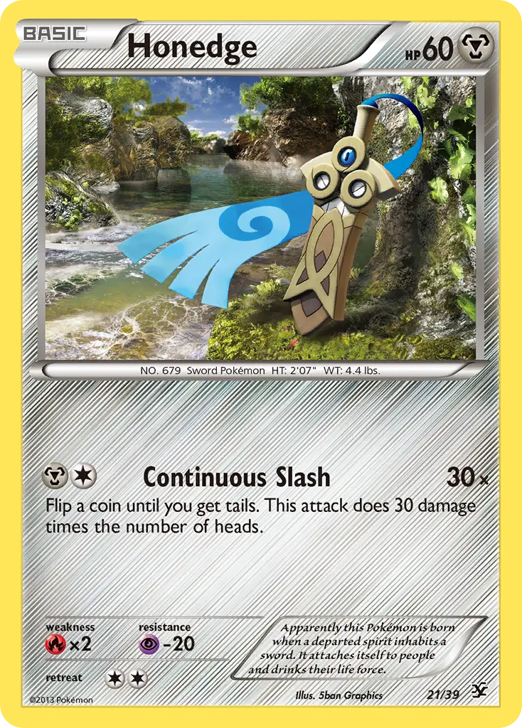 Honedge - Kalos Starter Set 021/039 (Regular)