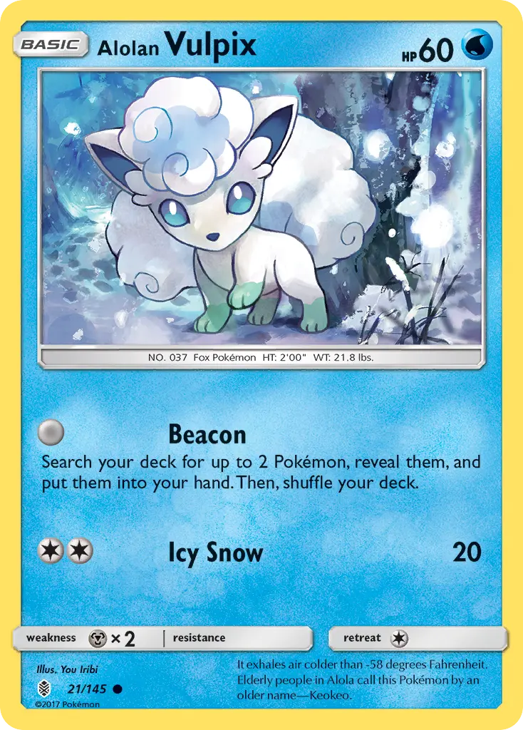 Alolan Vulpix - Guardians Rising 021/145 (Regular)