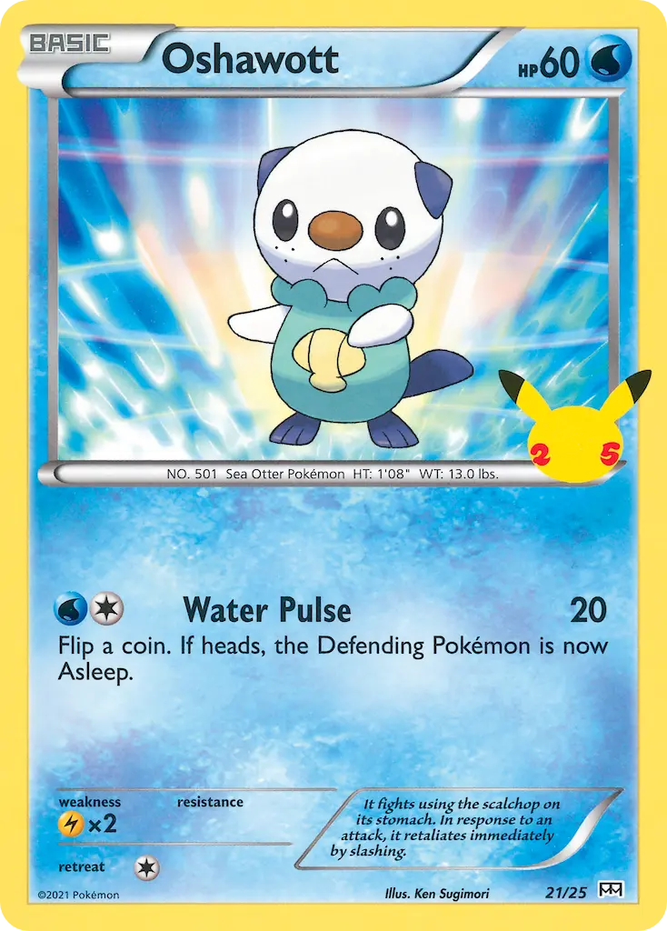 Oshawott - McDonald's Collection 2021 021/025 (Regular)