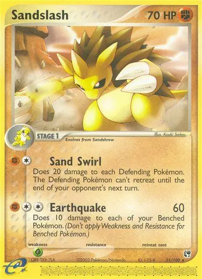 Sandslash - Sandstorm 021/100 (Regular)