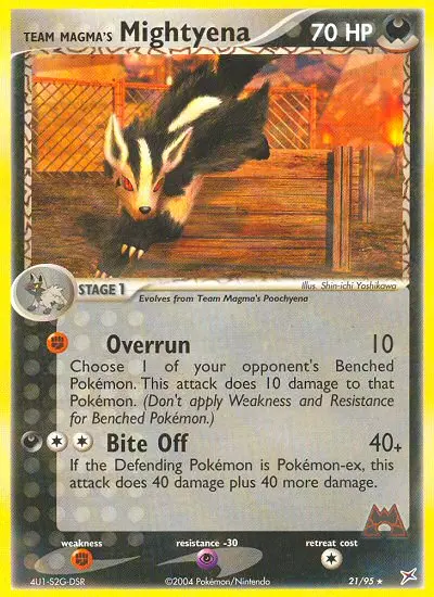 Team Magma's Mightyena - Team Magma vs Team Aqua 021/095 (Regular)