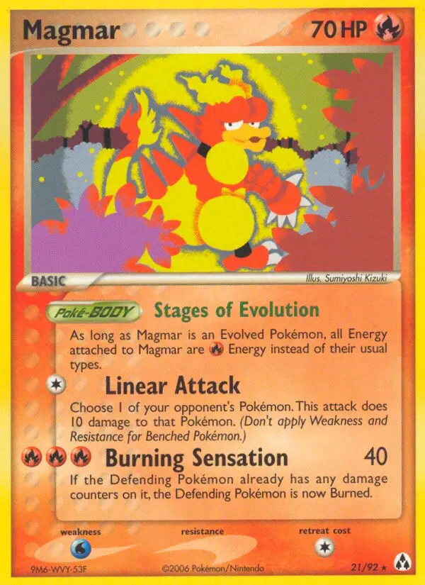Magmar - Legend Maker 021/092 (Reverse Holo)